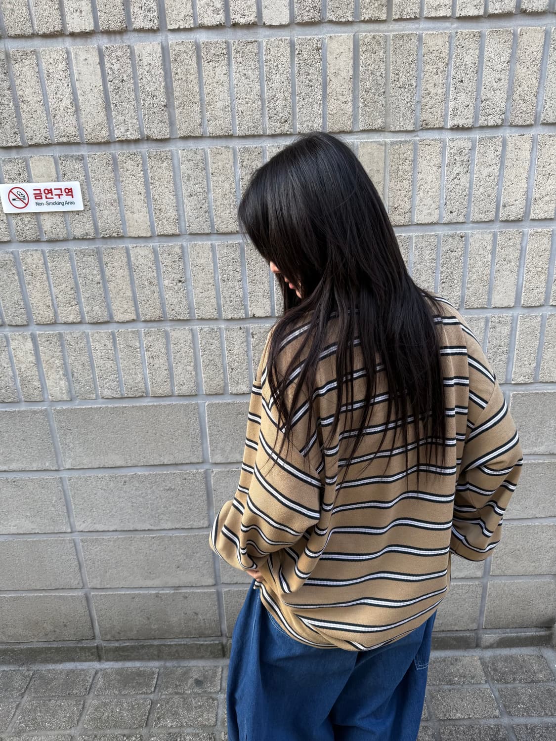 도그타운 스트라이프 오버핏 pk 롱슬리브 상품이미지7