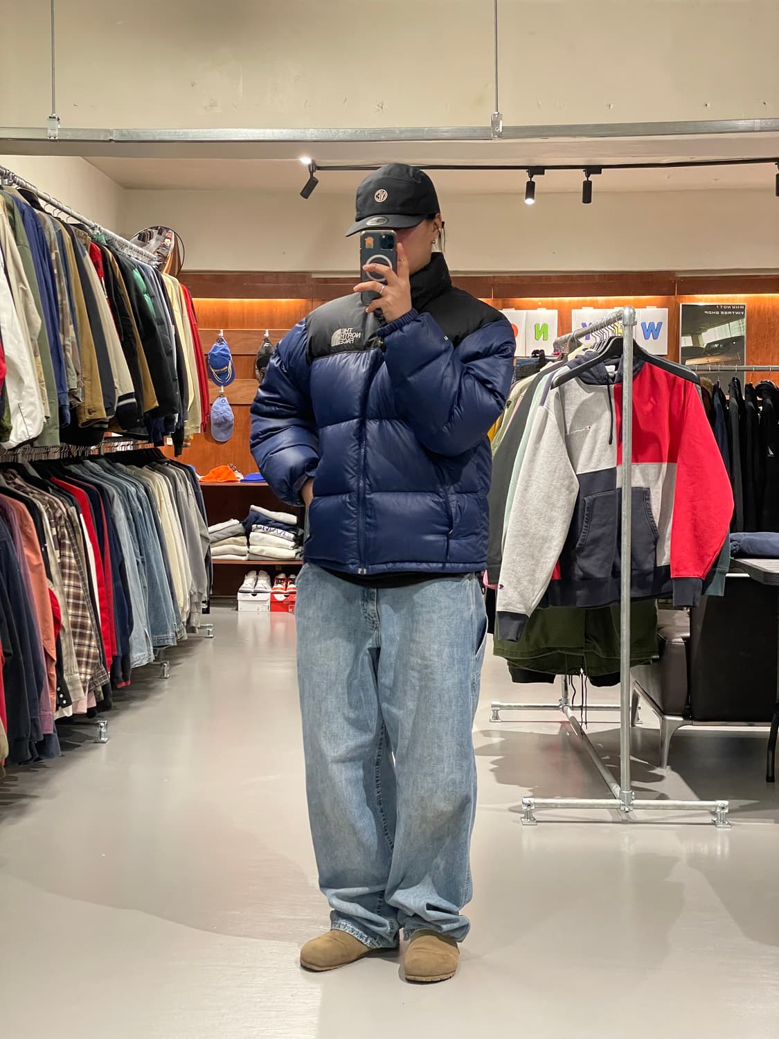 노스페이스 700 눕시 다운 패딩 상품이미지2