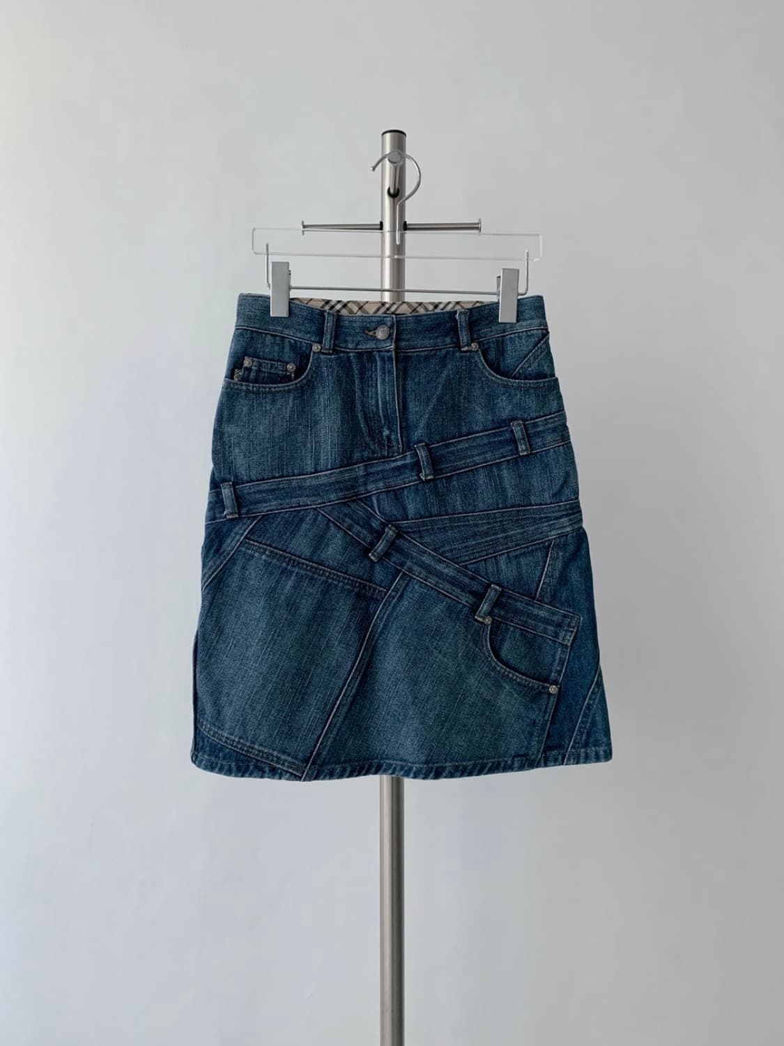 Reworked denim skirt 상품이미지2