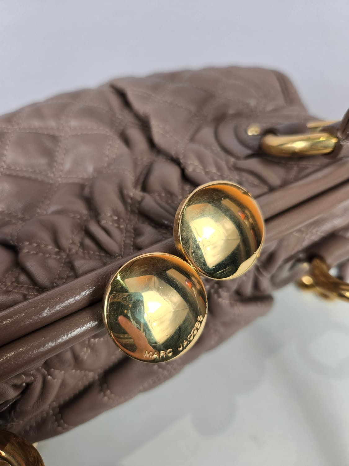 마크제이콥스 스탐백 라지 고트스킨 퀼팅 체인백 가방 정품 스탐 상품이미지10