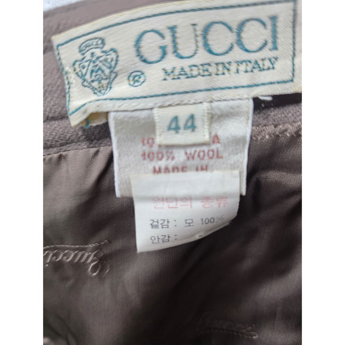 구찌 GUCCI 울 스커트 27인치 상품이미지3