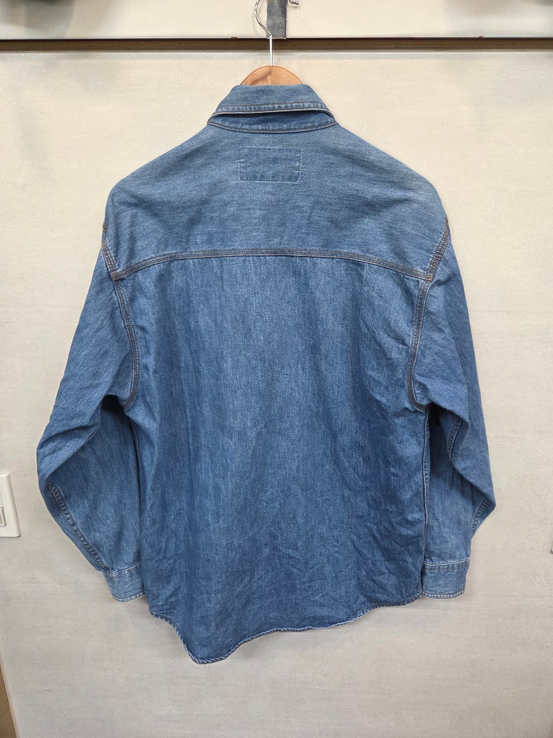 혼다 올드스쿨 빈티지 자수로고 데님셔츠 긴팔 L xl 상품이미지2