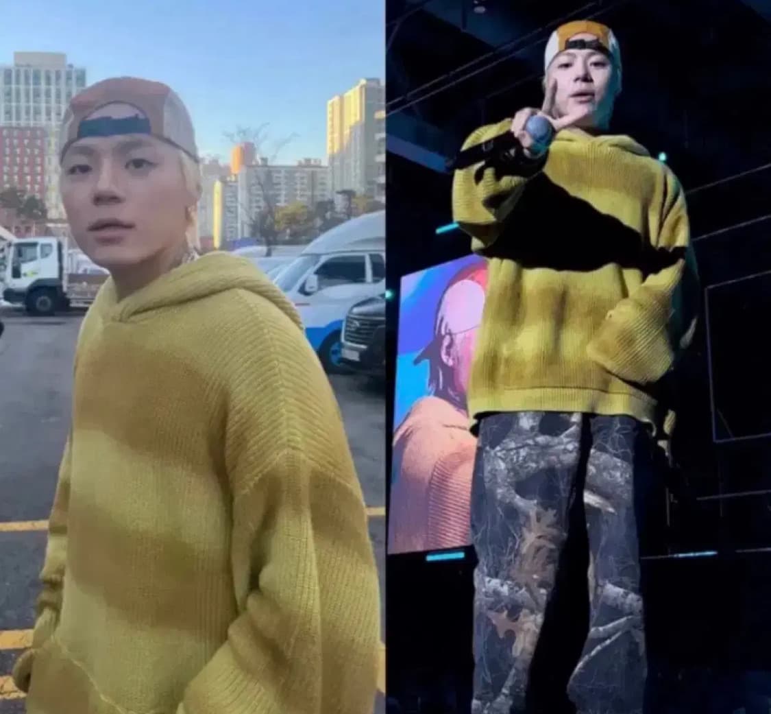 (XL) 스투시 스프레이 다이드 탄 후드  상품이미지4