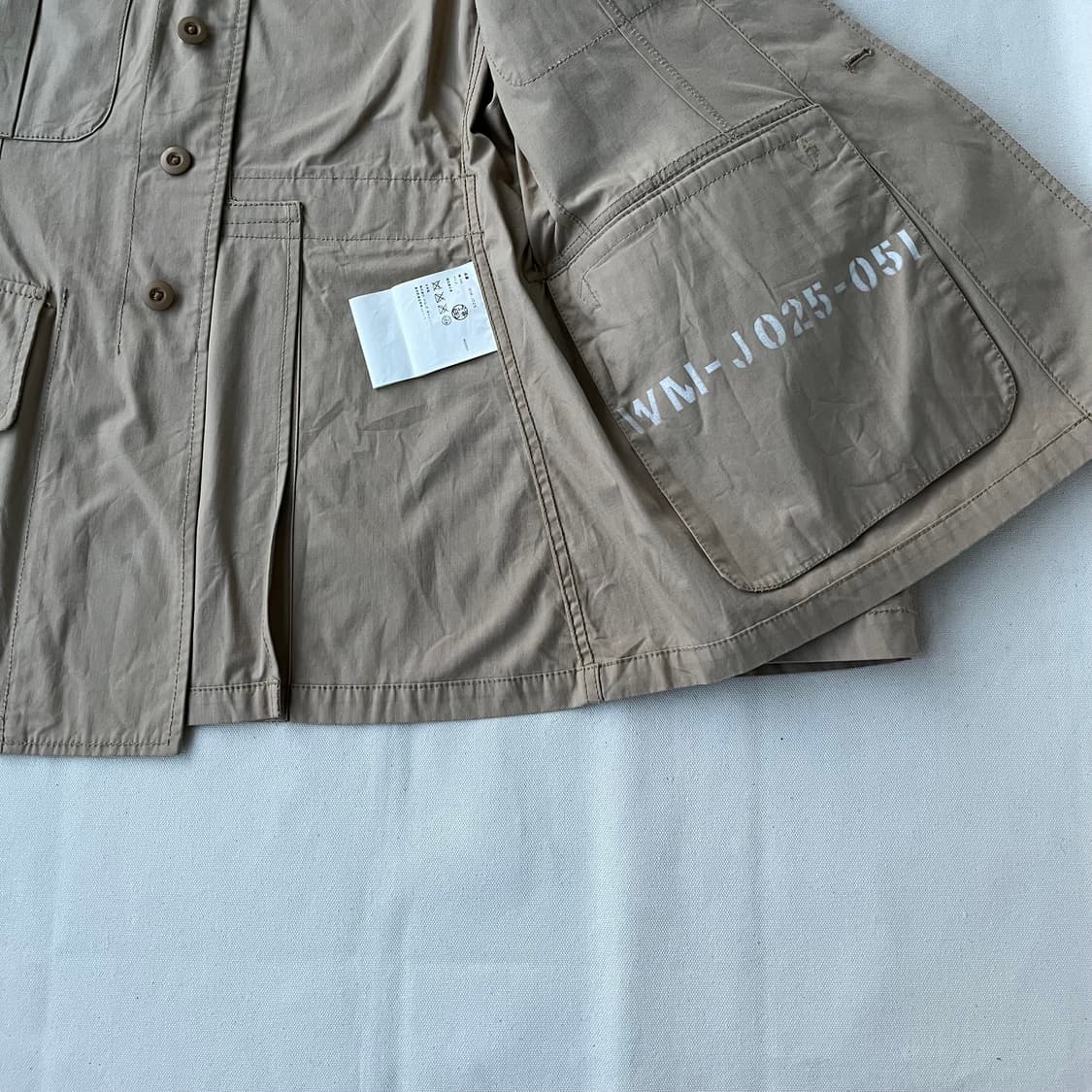 준야 와타나베 맨 AD2003 벨티드 사파리 자켓 상품이미지6