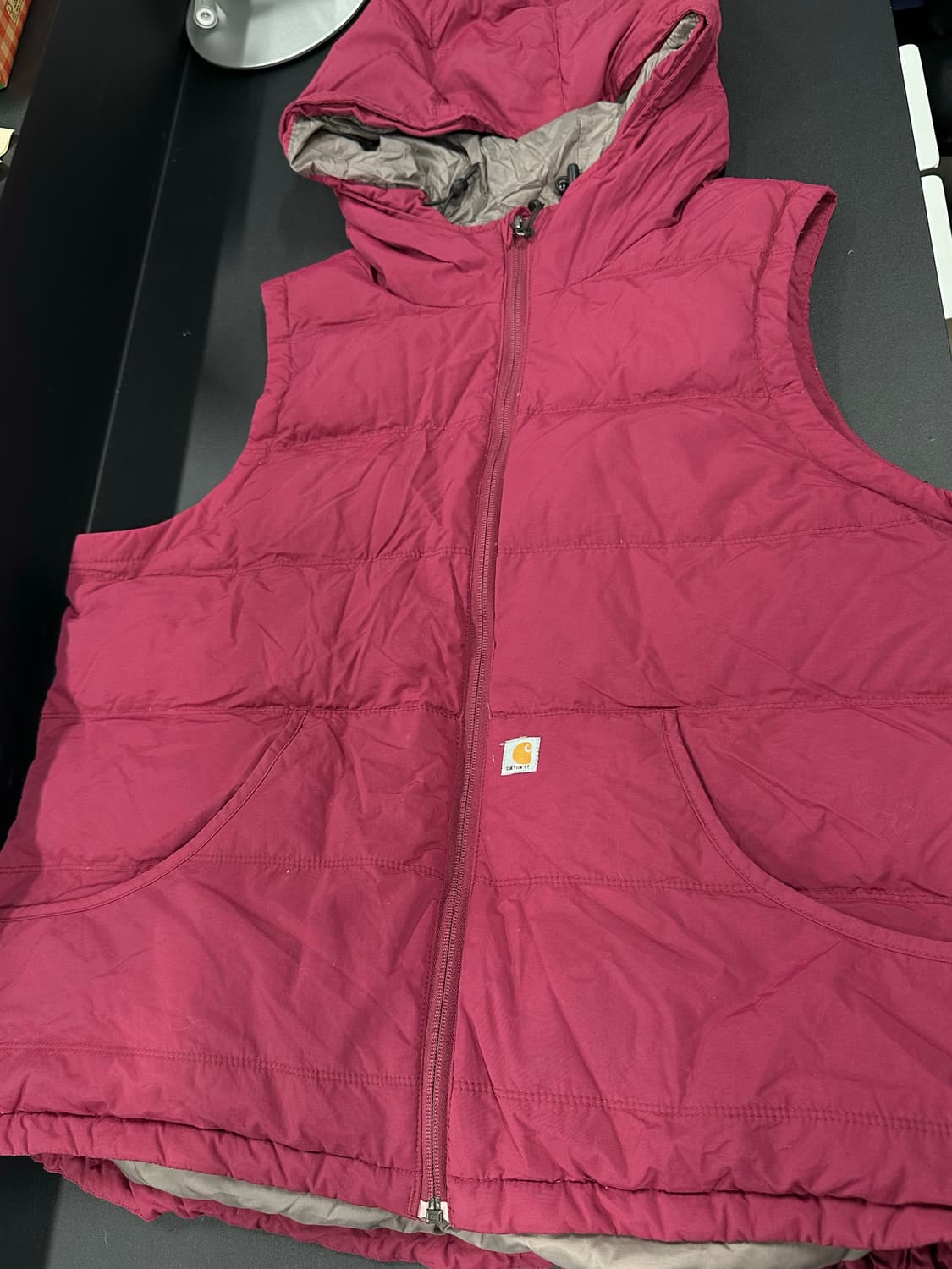 칼하트 오리털 패딩 조끼 상품이미지4