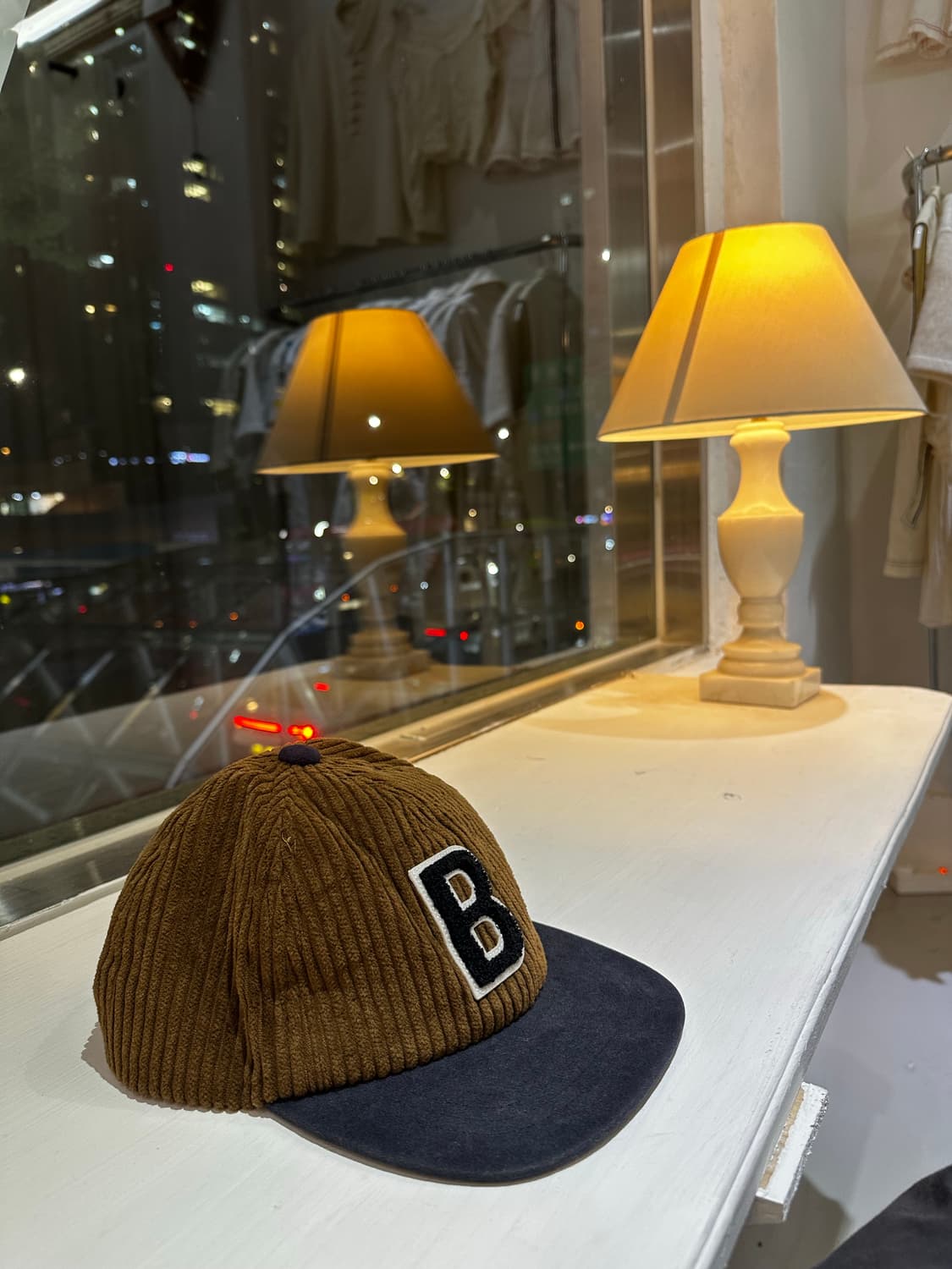 브라운 코듀로이 캡 모자 상품이미지1