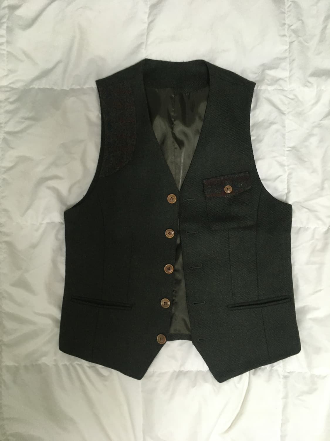 빈티지 모리걸 교복st 멋쟁이 양장조끼. 상품이미지1