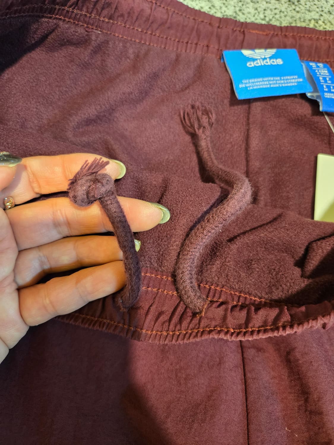 아디다스 우븐 기모바지 트레이닝 바지 하의 M-L 상품이미지7