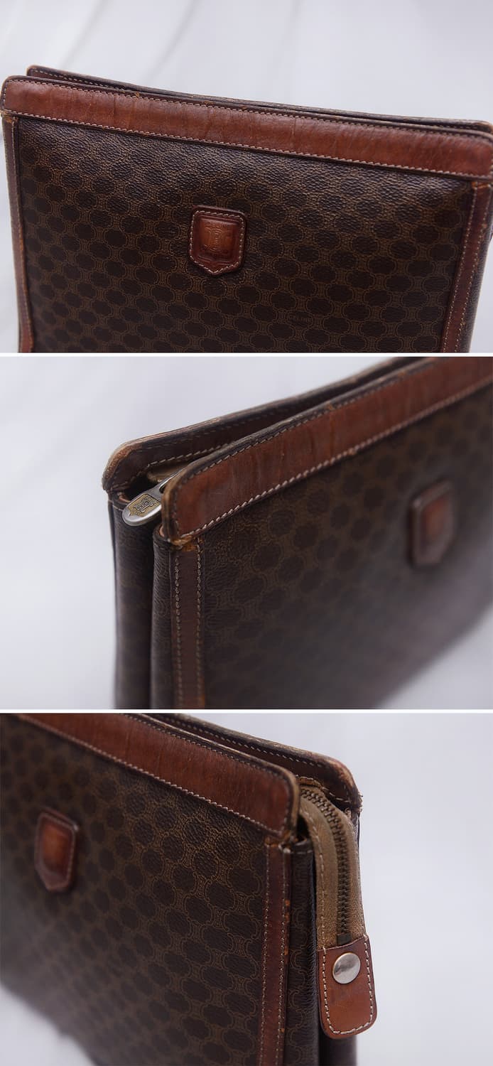 셀린느 (CELINE) 클래식 올드 마카담 모노그램 클러치백 상품이미지6