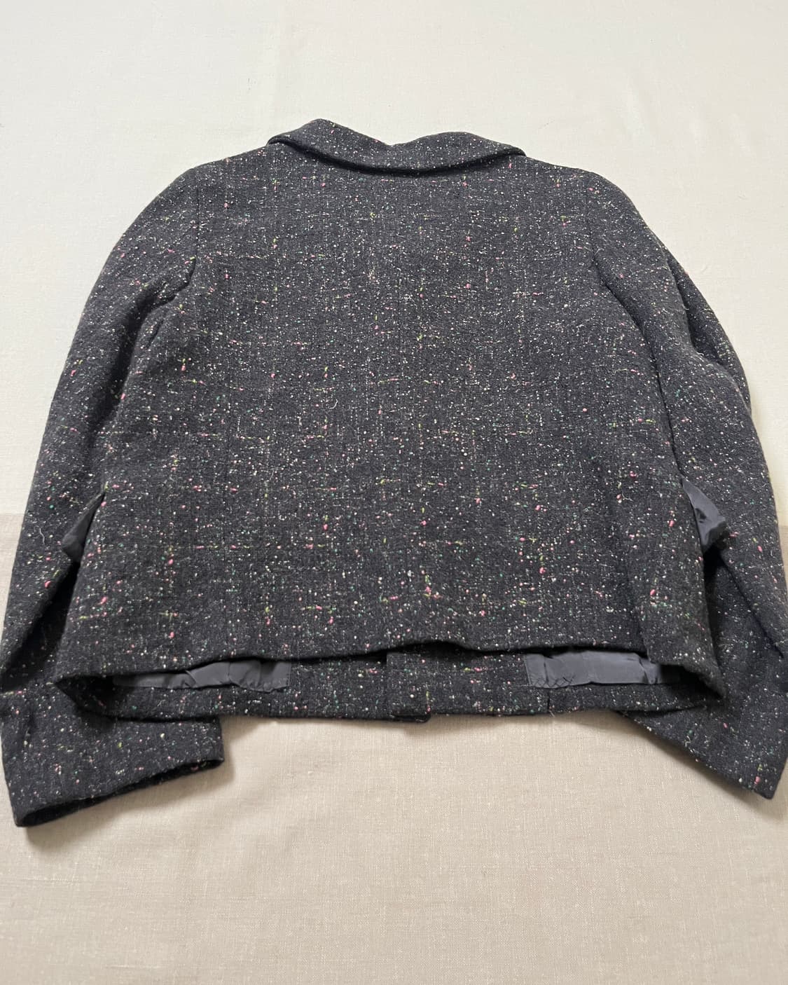 꼼데가르송 트위드 자켓 네프 울 comme des garcons 상품이미지5