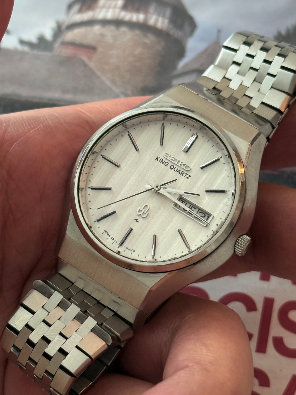 Seiko 세이코  King Quartz 핀스트라이프 데이-데이트 상품이미지7