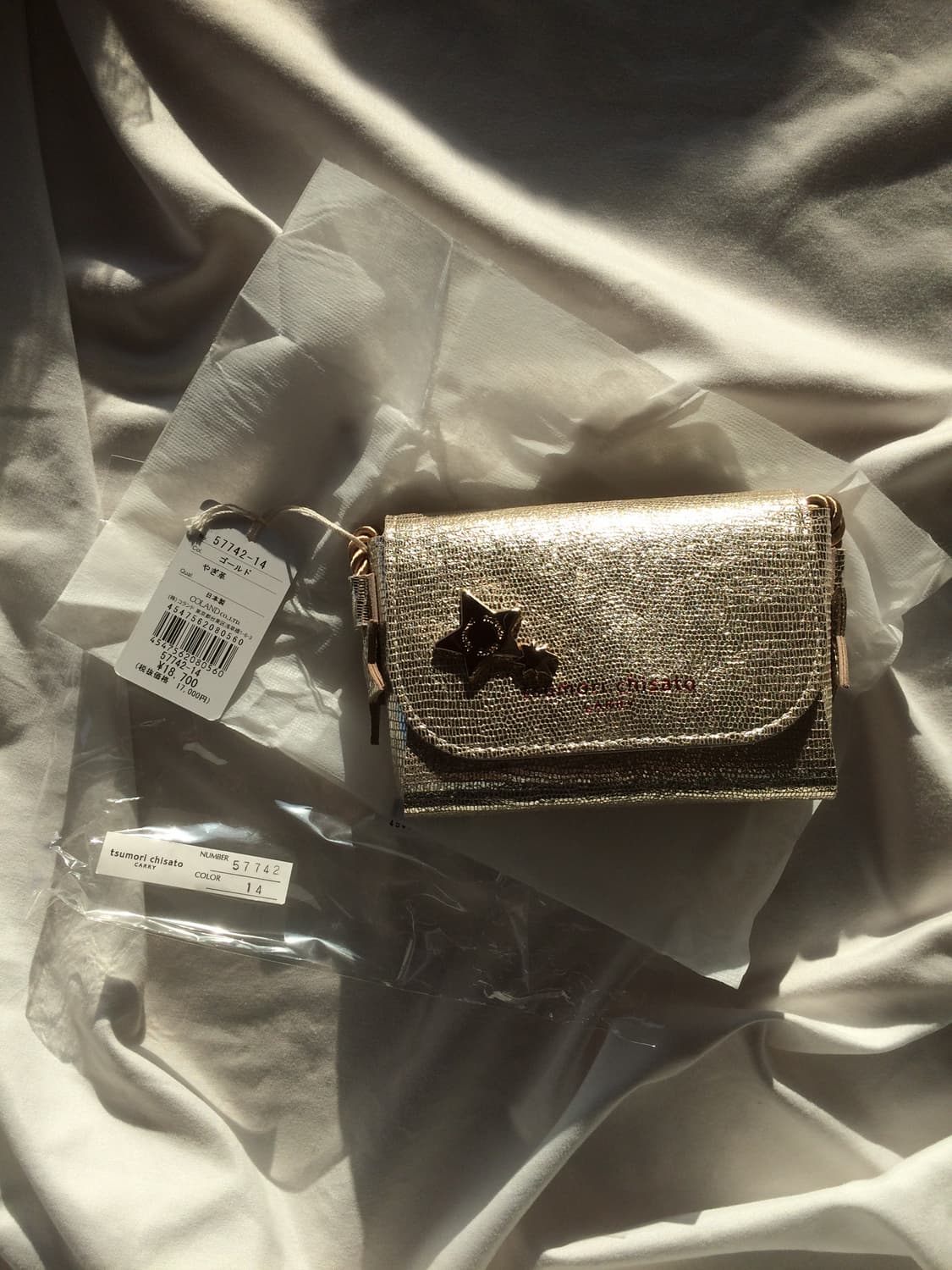(새상품)츠모리 치사토 캐리 다이아몬드 스타 염소 가죽 숄더 백 미니 백 상품이미지10