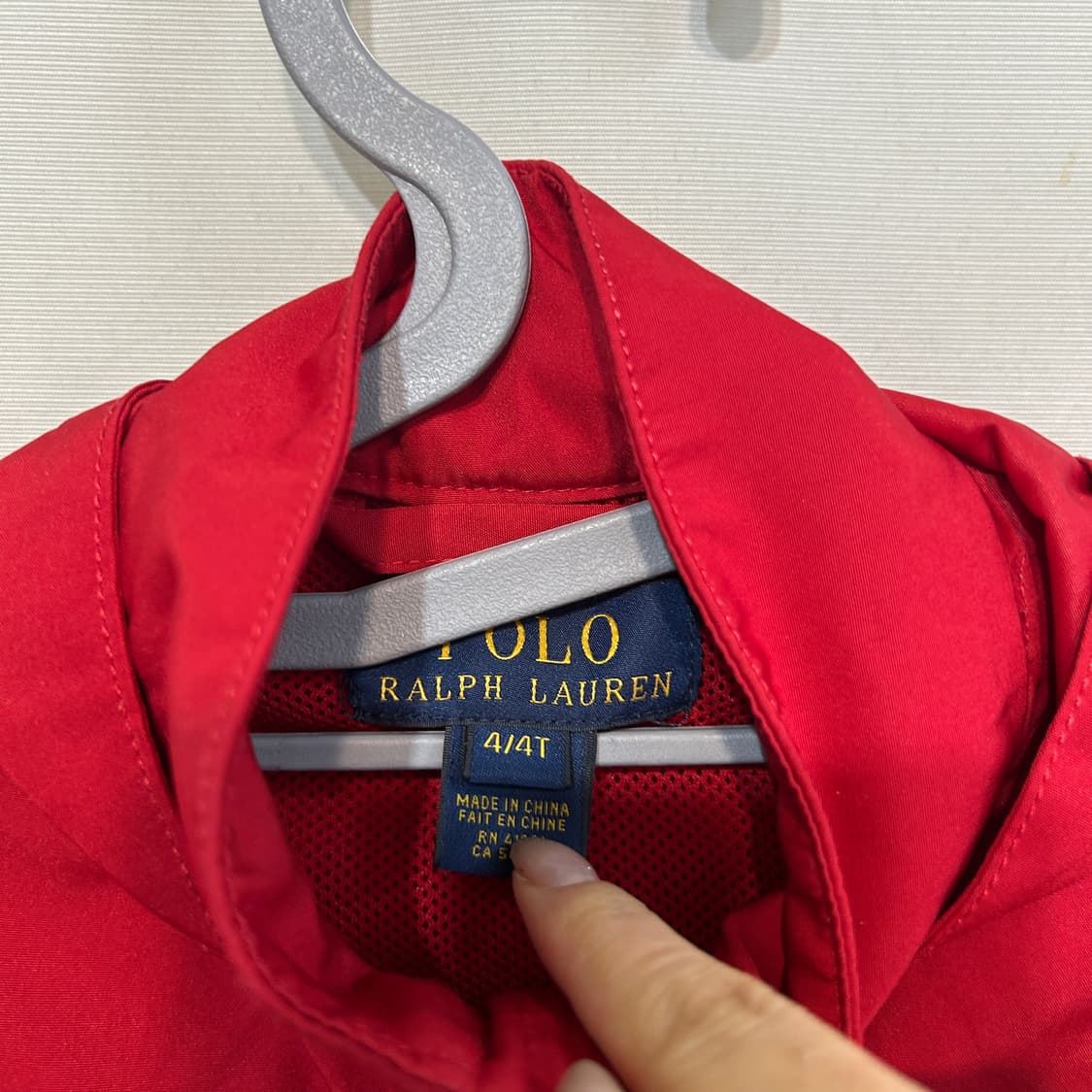 폴로 키즈 바람막이 자켓 4T 상품이미지2