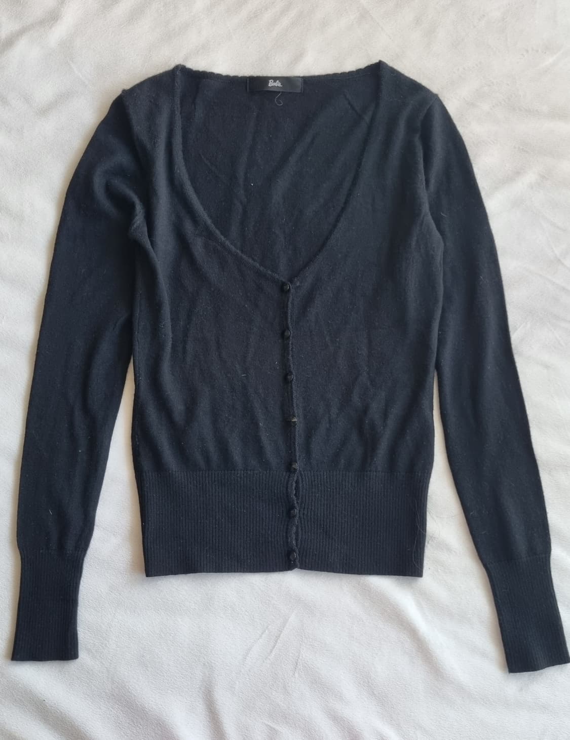 빈티지 긱시크 공겜여주 블랙 가디건 상품이미지1