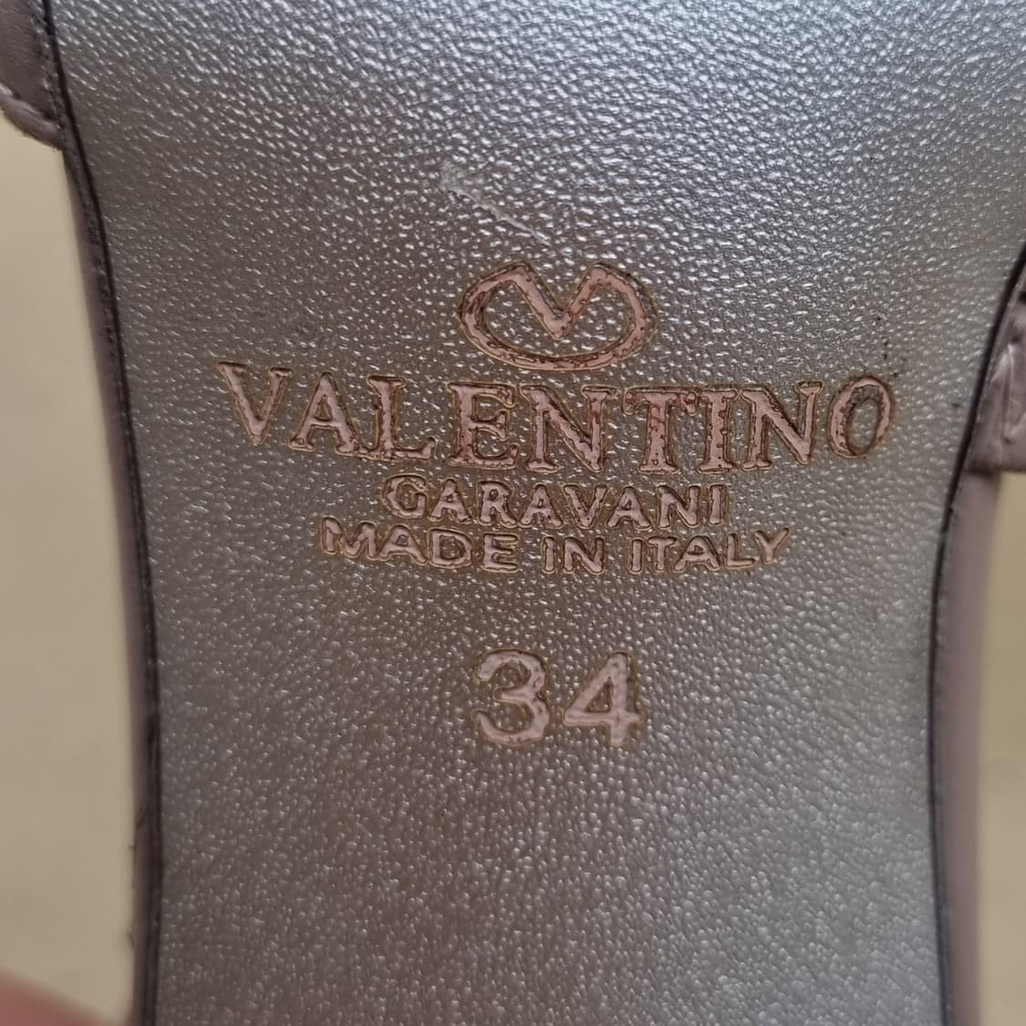 발렌티노 락스터드 뮬샌들34 220 굽7.5 상품이미지6