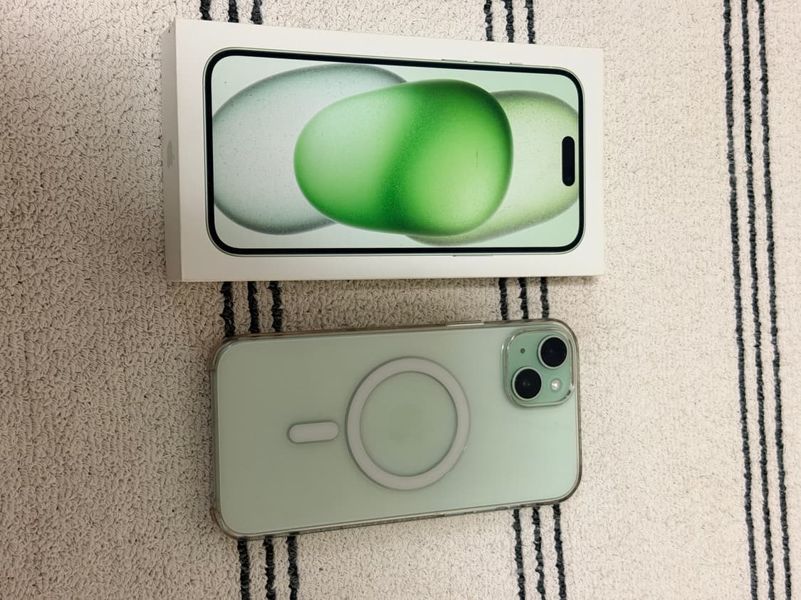 아이폰15 plus 그린 128 상품이미지4