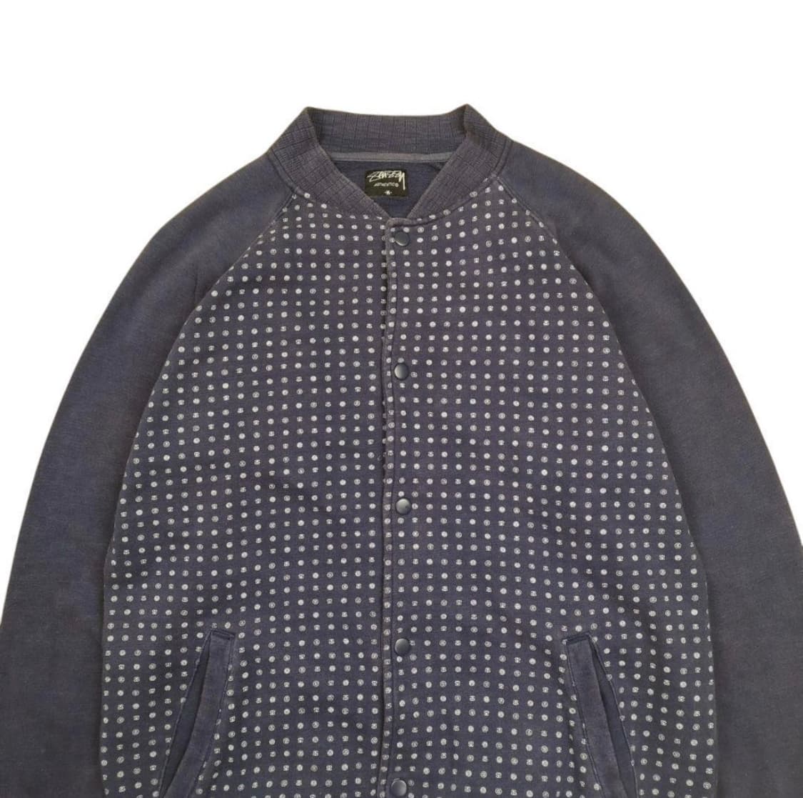 OLD STUSSY 블루 패턴 자켓 상품이미지3