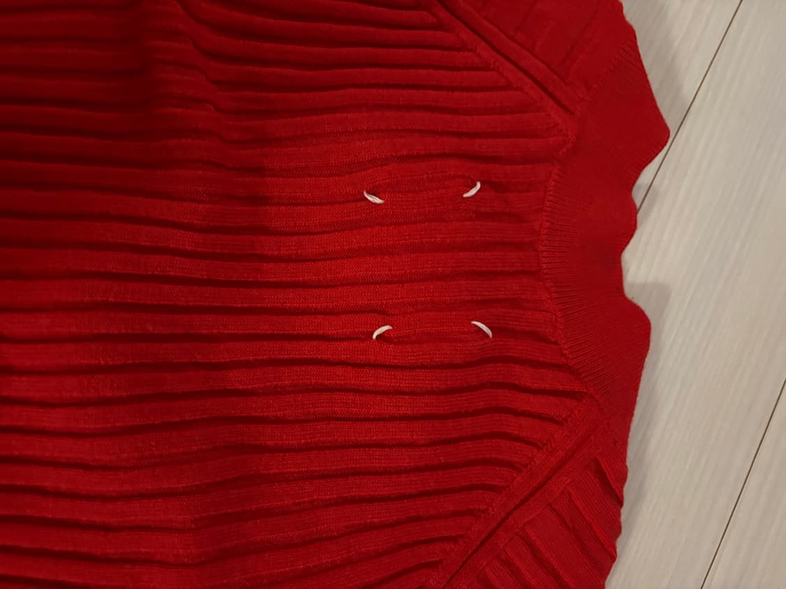 Maison margiela 브이넥 니트 s 상품이미지1