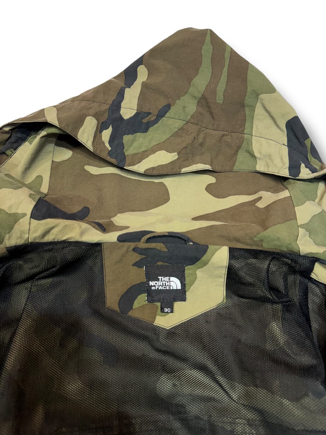 00s 노스페이스 카모플라쥬 바람막이 자켓 (S)   상품이미지6