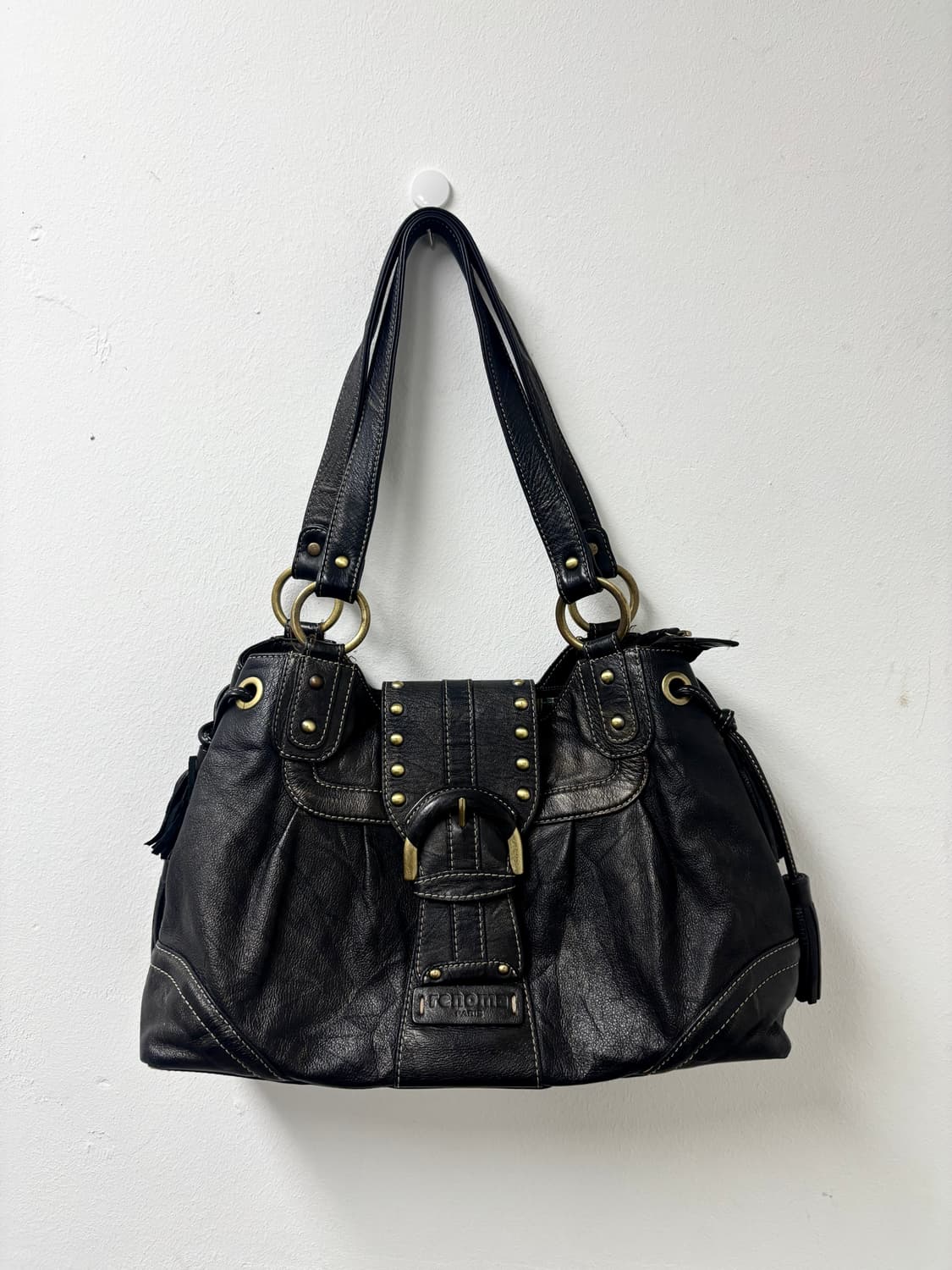 “Renoma” 00’s Pinterest Buckle&Stud Deta 상품이미지1