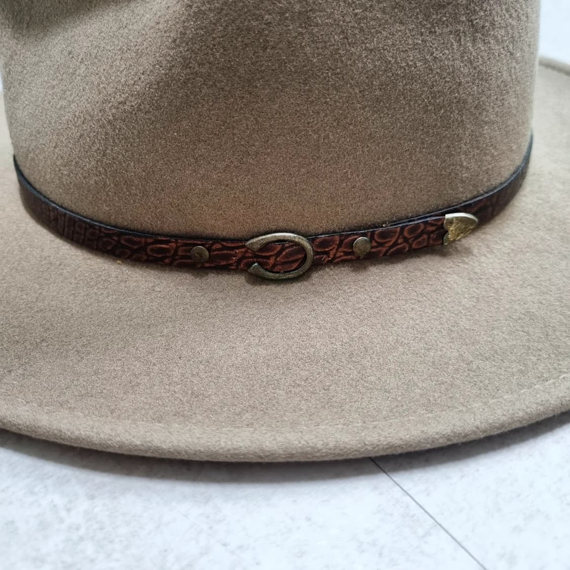 80s USA 핸드메이드 파나마 햇 상품이미지3