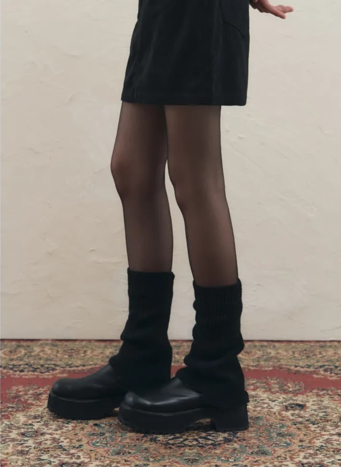 레더리 레그 워머 상품이미지1