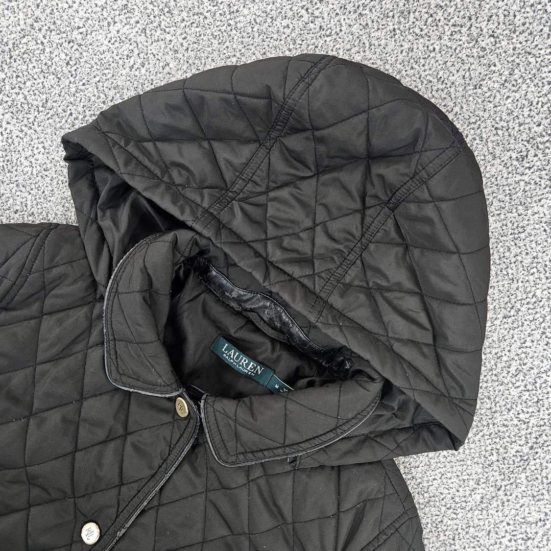 [M] 로렌 랄프로렌 퀄팅 후드 롱코트 자켓 1110J1 상품이미지2