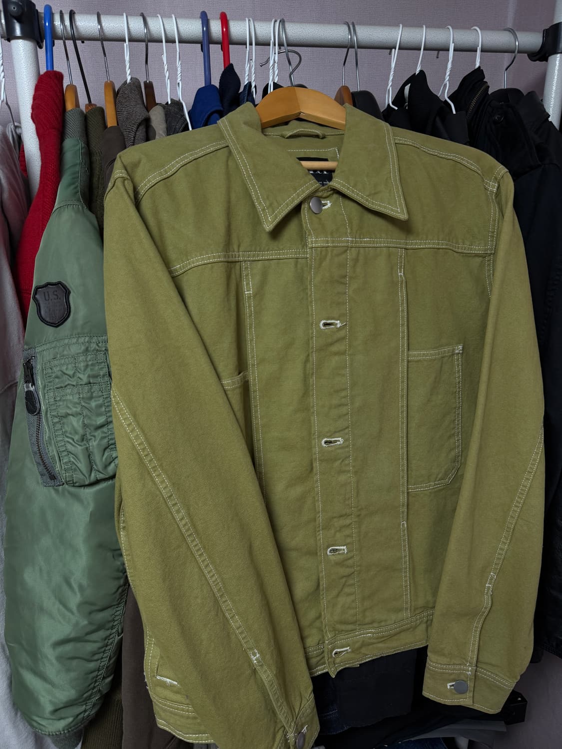 자라 디테일 트러커 자켓 상품이미지1