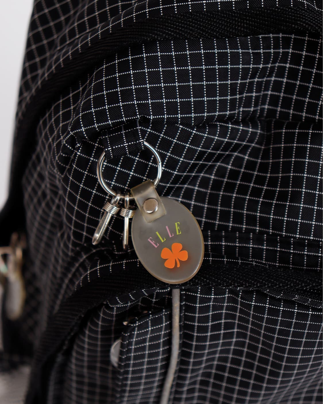 [ELLE] 그리드 패턴 데일리 백팩 상품이미지5