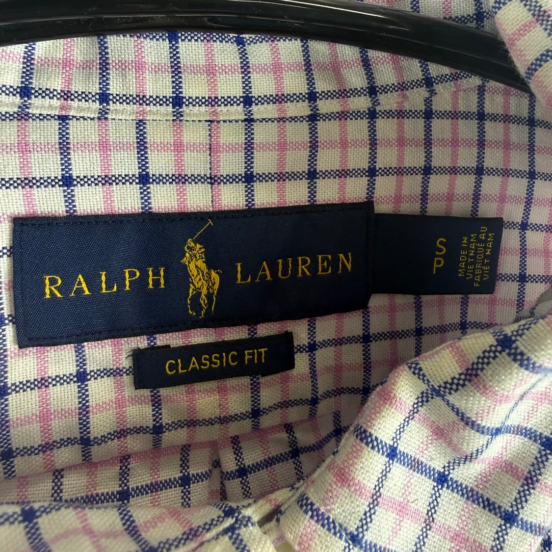 S) 랄프로렌 클래식핏 옥스포드 체크 셔츠 상품이미지3