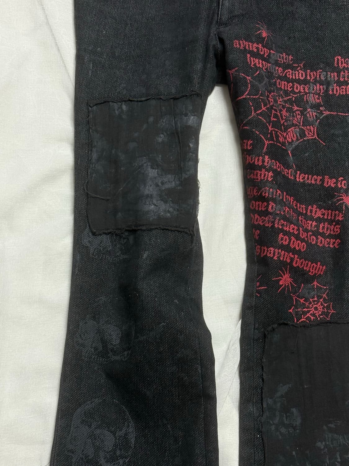 에이치나오토 h.naoto 디테일데님 흑청부츠컷 상품이미지6