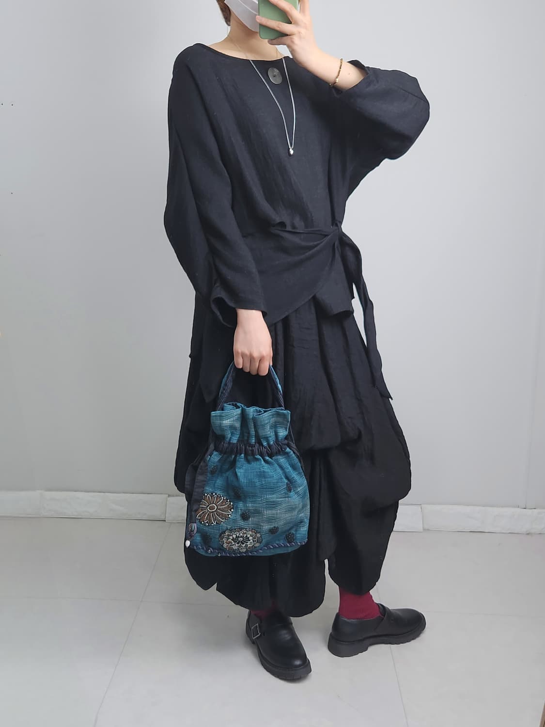 복조리 플로럴 백 상품이미지4