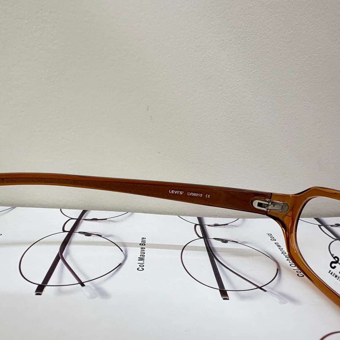 LEVI'S 브라운 빈티지 뿔테 안경 상품이미지4