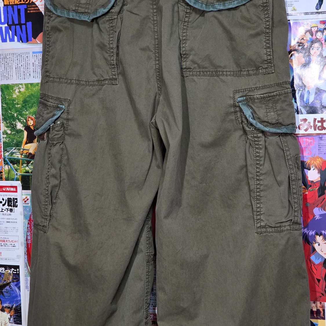 아베크롬비 카키 버튼플라이 멀티포켓 카고 팬츠 상품이미지7