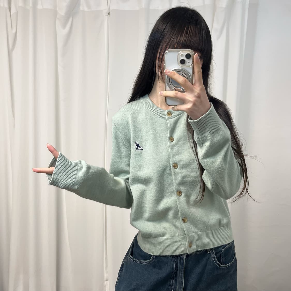 Kangol Mint Knit Cardigan 상품이미지2