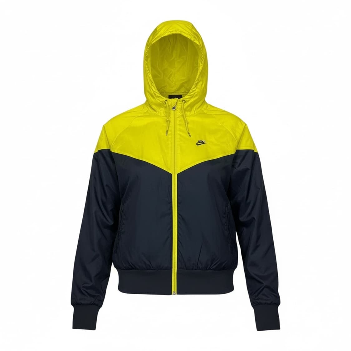 Nike 네이비 옐로우 배색 윈드러너 자켓  상품이미지1