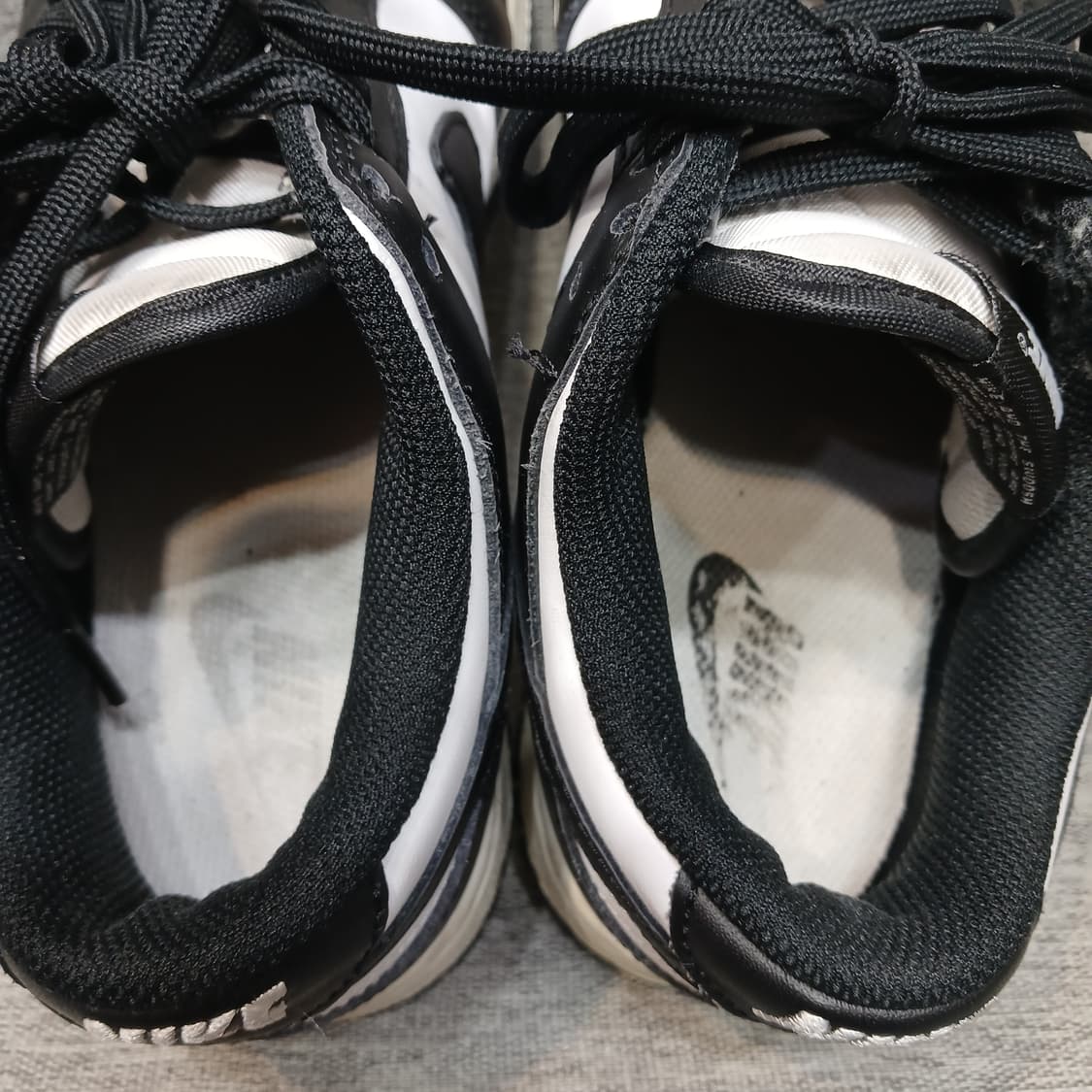 나이키 덩크로우 검흰 운동화 상품이미지6