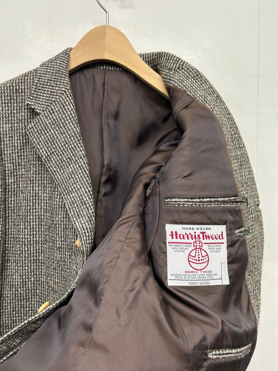 제이프레스 헤리스트위드 울 블레이저 상품이미지4