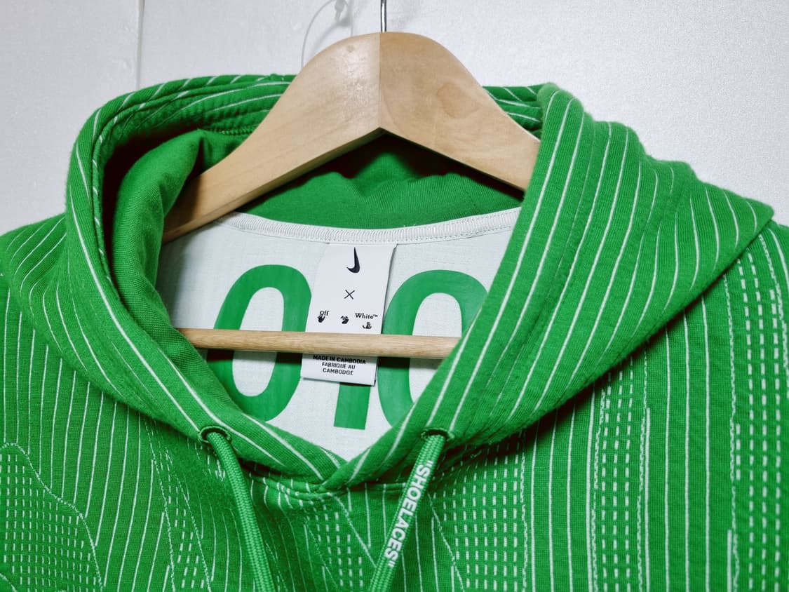 남성 2023 오프화이트 X 나이키 콜라보 엔지니어드 후디 후드티 상품이미지8
