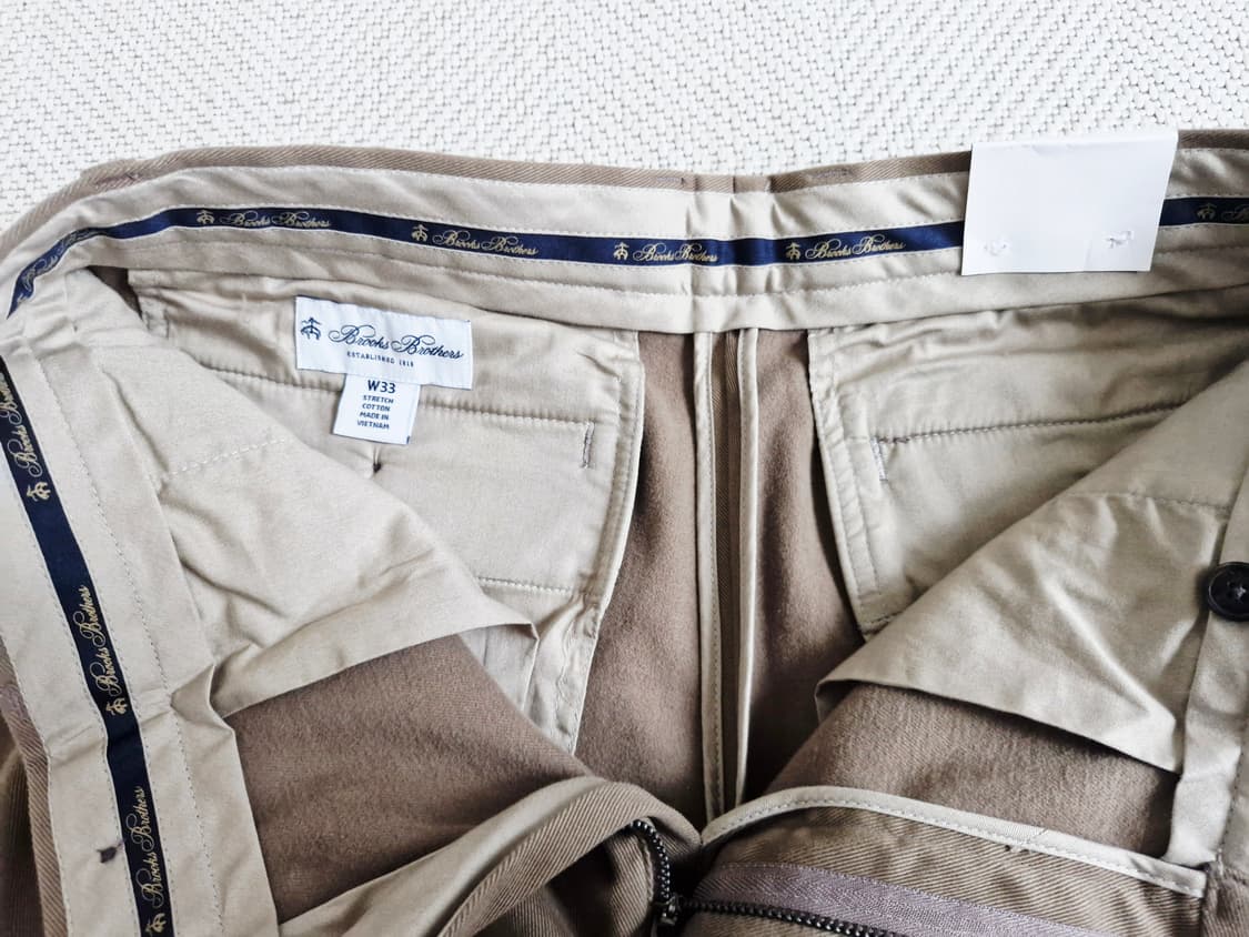 새상품 브룩스브라더스 코튼 스트레치 치노팬츠 33 상품이미지8