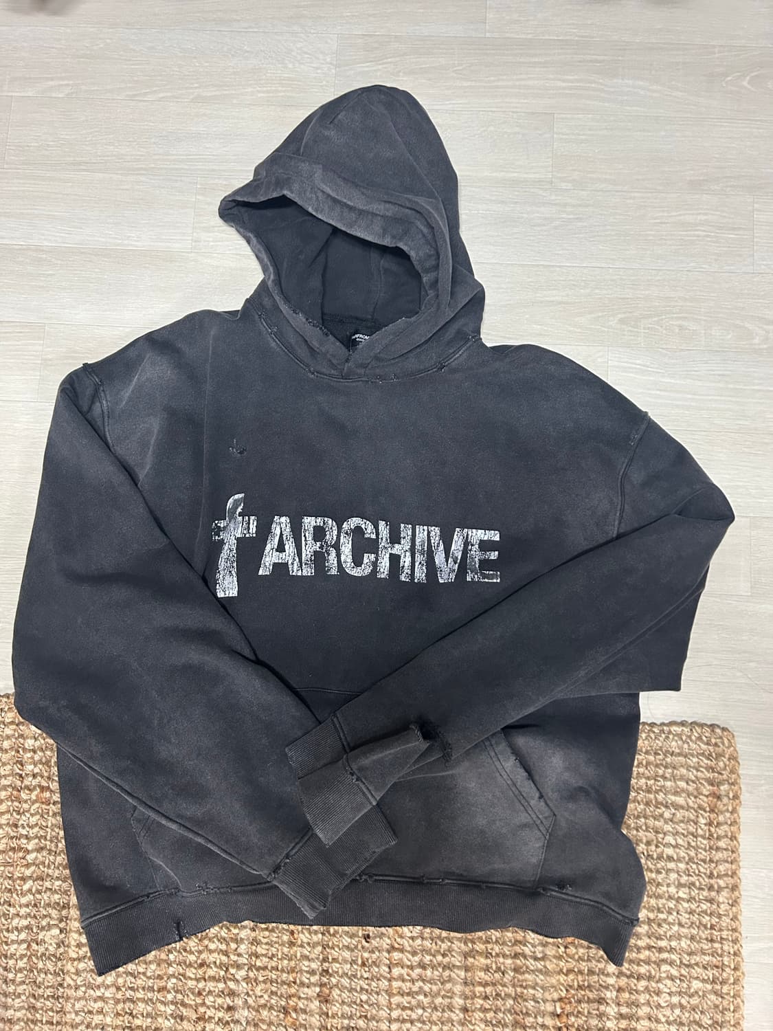 파아카이브 워시드 후디 1사이즈 상품이미지2