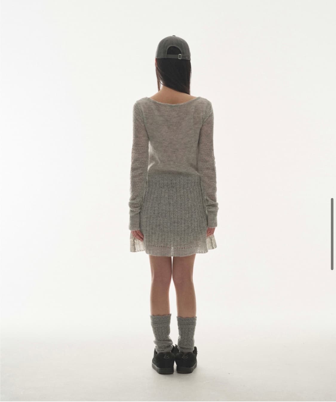 코이세이오 소프트 벨 니트 라이트그레이 상품이미지4