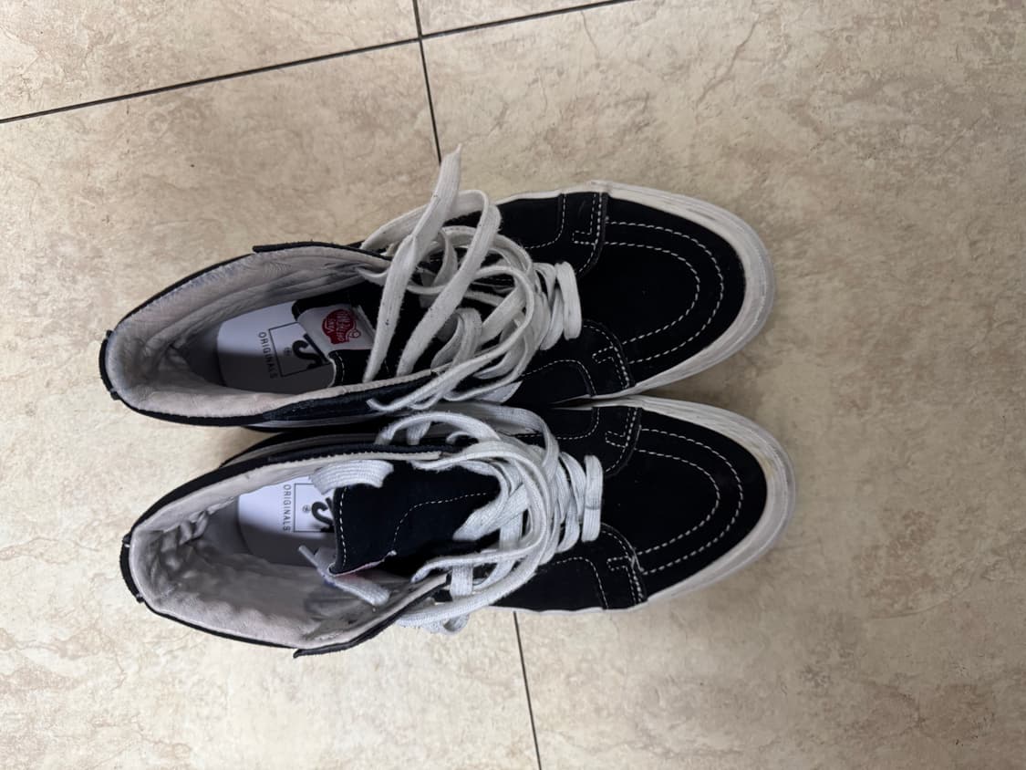 반스 볼트 스케이트하이 블랙 270 상품이미지2