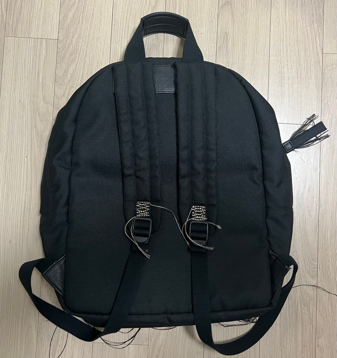 아크네 leather trimmed canvas 백팩 상품이미지5