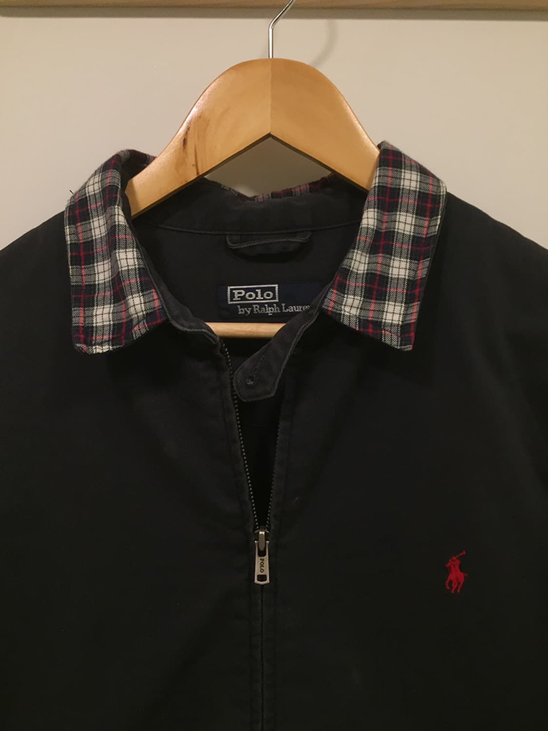 여성 폴로 체크카라 코튼자켓 100 상품이미지4