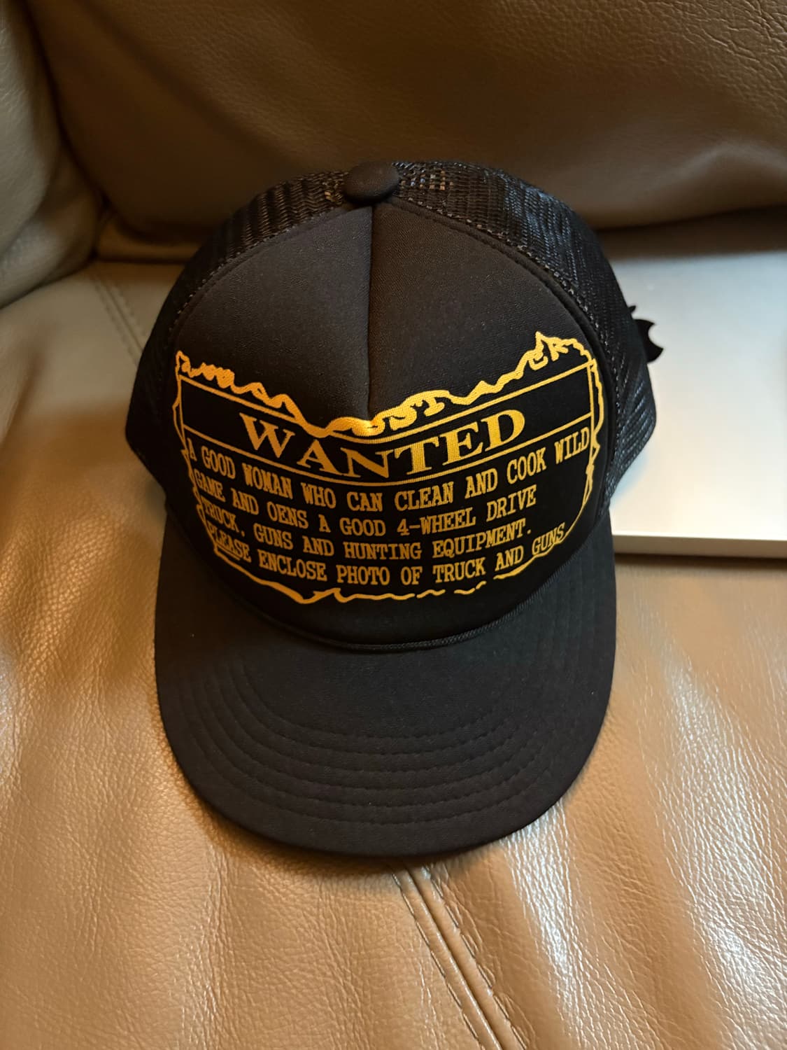 WANTED vintage trucker cap트러커캡 상품이미지1