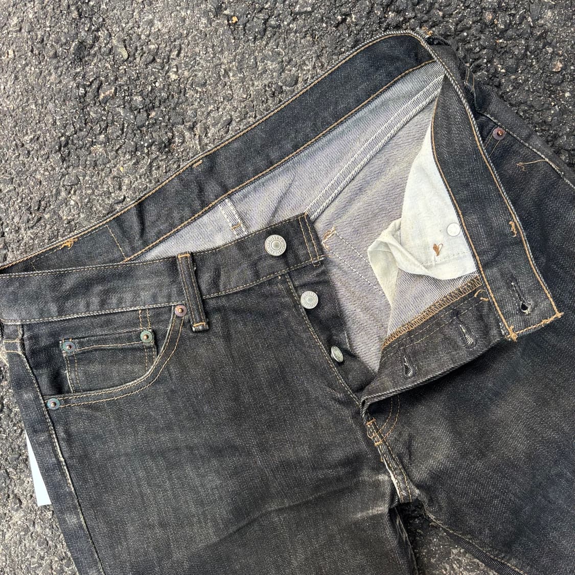 00년대 일본 리바이스 577 부츠컷 블랙 상품이미지6