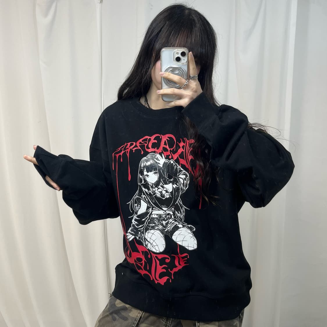 스텔라이브 아카네리제 맨투맨 상품이미지1