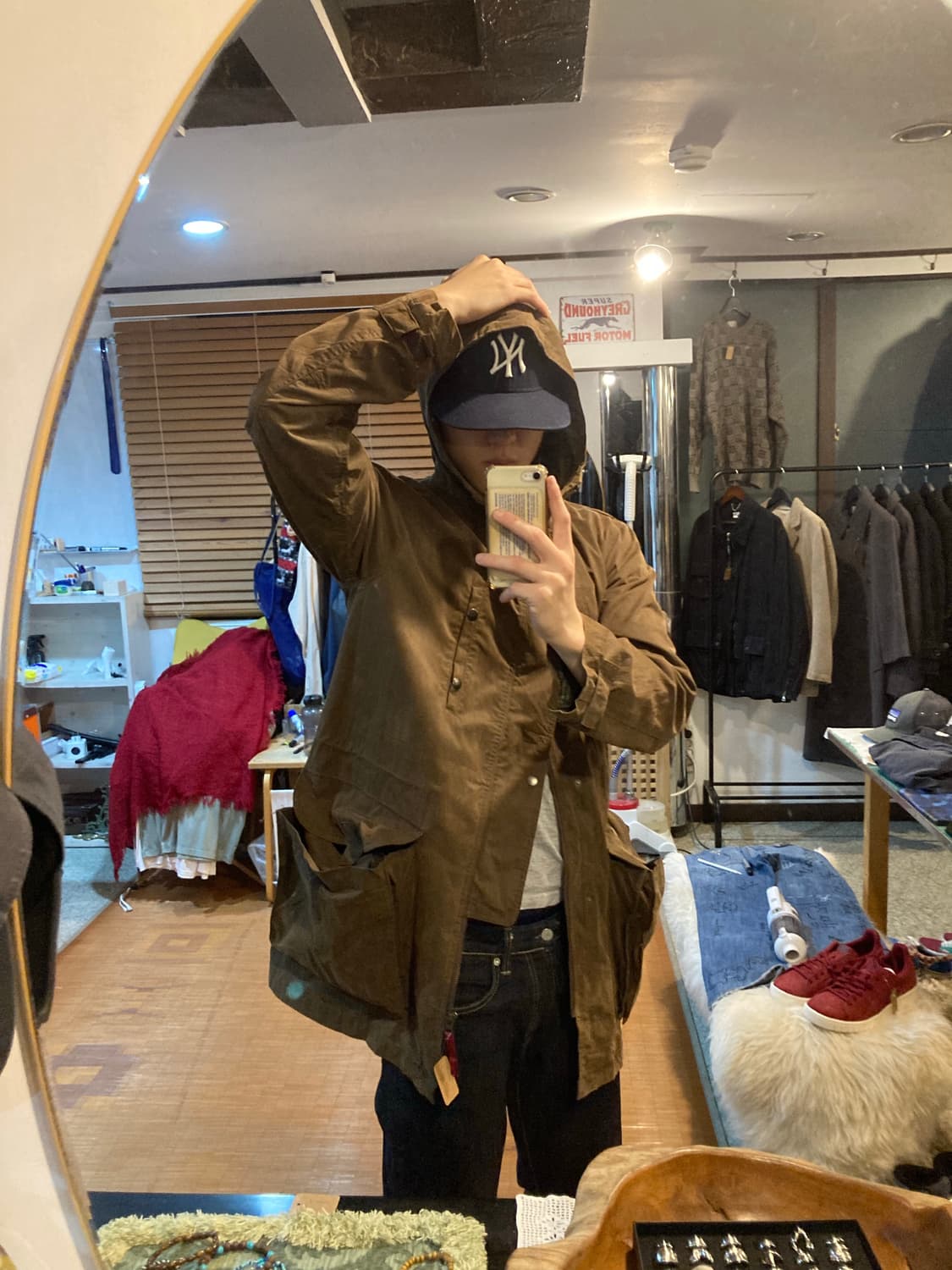 JPN vtg 야상 코트 상품이미지2