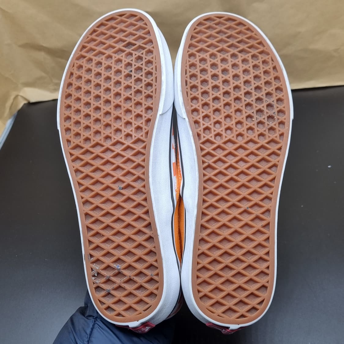 반스 체커보드 오렌지 남성슬립온270  상품이미지3